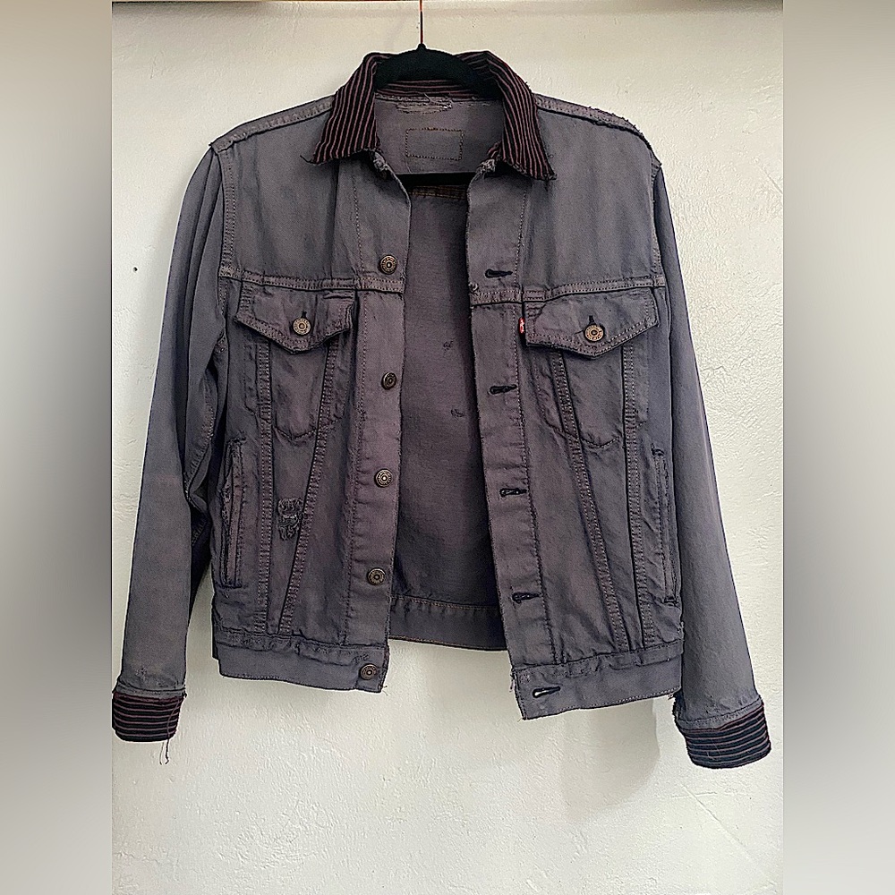 Upcycled Vintage Levi’s Purple Denim Jacket